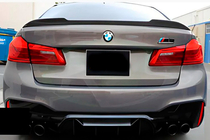 BMW 5 Series G30/G31 2017–2023 CS-Style Spoiler (Gloss Black) photo 1