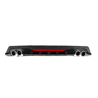 Universal Rear Diffuser DPT AMG Style V-1 (ABS) (Gray+Black) photo 1