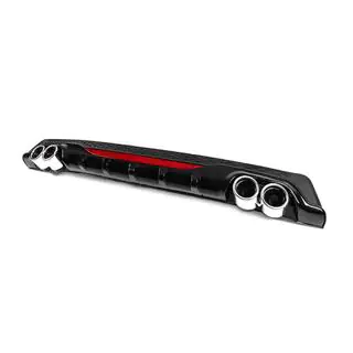 Universal Rear Diffuser DPT AMG Style V-1 (ABS) (Gray+Black) photo 2