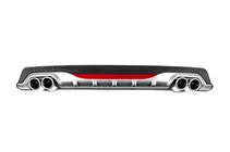 Universal Rear Diffuser DPT AMG Style V-2 (ABS) (Grey+Black Gloss) photo 1