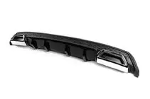 Universal Rear Diffuser DPT V-2 (ABS) (Gloss Black) photo 1