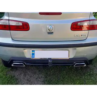 Universal Rear Diffuser DPT V-2 (ABS) (Gloss Black) photo 4