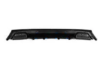 Universal Rear Diffuser DPT V-3 (ABS) (Blue+Black Gloss) photo 3