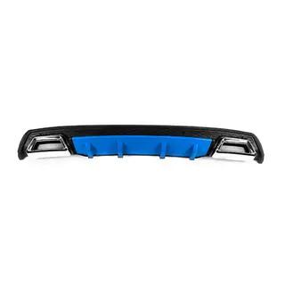 Universal Rear Diffuser DPT V-3 (ABS) (Blue+Black Gloss) photo 1