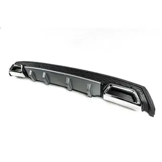 Universal Rear Diffuser DPT V-4 (ABS) (Grey + Black Gloss) photo 2