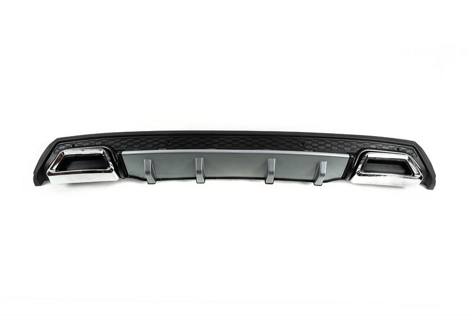 Universal Rear Diffuser DPT V-4 (ABS) (Grey + Black Gloss) Image