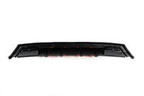 Universal Rear Diffuser DPT V-5 (ABS) (Red+Black Gloss) photo 4