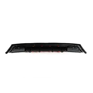 Universal Rear Diffuser DPT V-5 (ABS) (Red+Black Gloss) photo 4