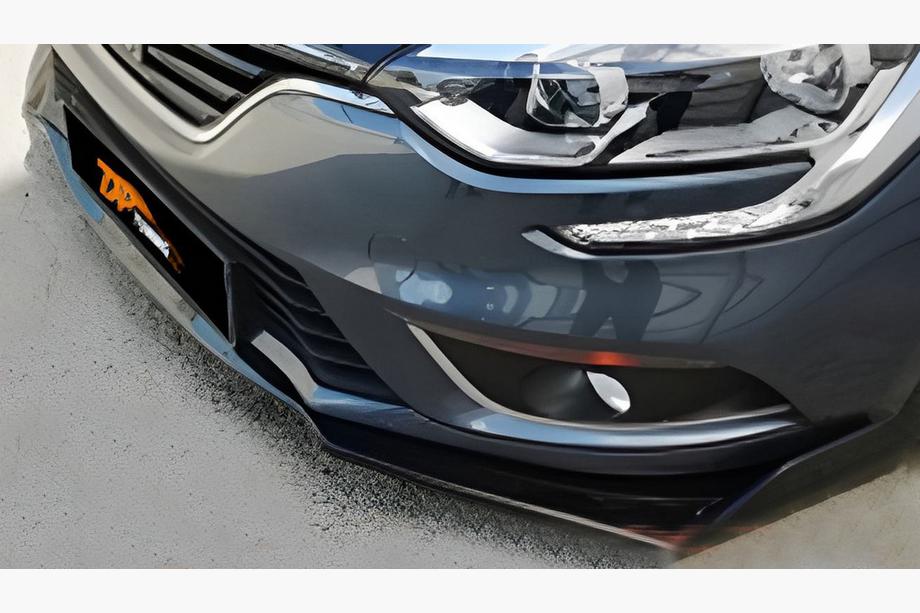 Universal Front Lip Spoiler DPT V-2 (ABS, Gloss Black) Photo 4