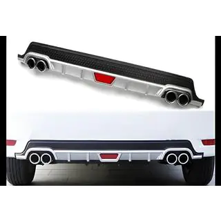 Universal Rear Diffuser DPT V-8 (ABS) (Grey+Black Gloss) photo 2