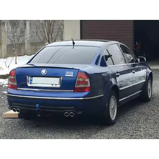 Universal Rear Diffuser DPT V-9 (ABS) (matte black) photo 2