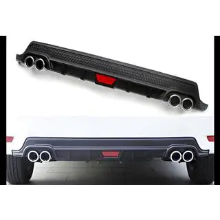 Universal Rear Diffuser DPT V-9 (ABS) (matte black) photo 3