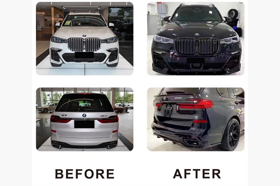 BMW X7 G07 2019- Paradigm Black Knight V1 Body Kit Set (for M-Sport 2018-2022) Photo 2