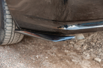 Universal Flap Rear Bumper Cover DPT (ABS) (2pcs) (Gloss Black) photo 1