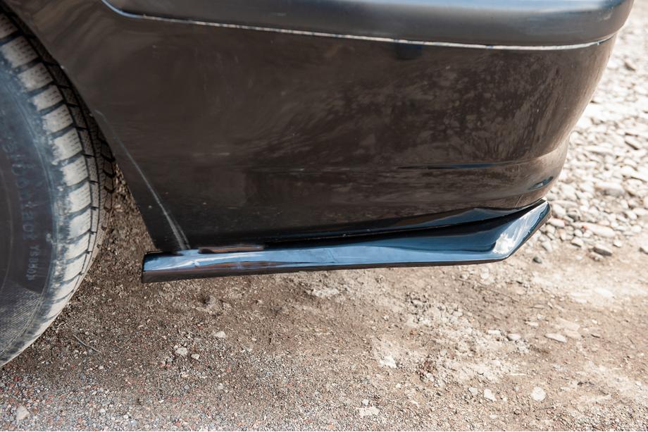 Universal Flap Rear Bumper Cover DPT (ABS) (2pcs) (Gloss Black) Photo 15