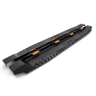 Side Steps Dakar V1 with LED (2019+, 2 pcs, metal) Mitsubishi L200 2015-2024 photo 1