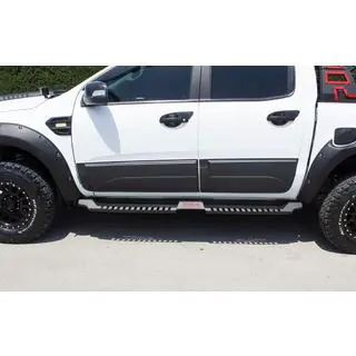 Side Steps Dakar V2 without LED (2015-2019, 2 pcs, metal) Mitsubishi L200 2015-2024 photo 4