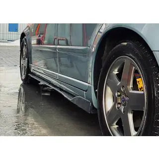 Universal Side Skirt Extensions DPT Black (ABS) (2pcs) (Gloss Black) photo 2