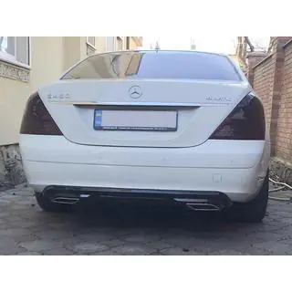 Universal rear diffuser DPT Sport V-1 (grey + matte black) photo 2