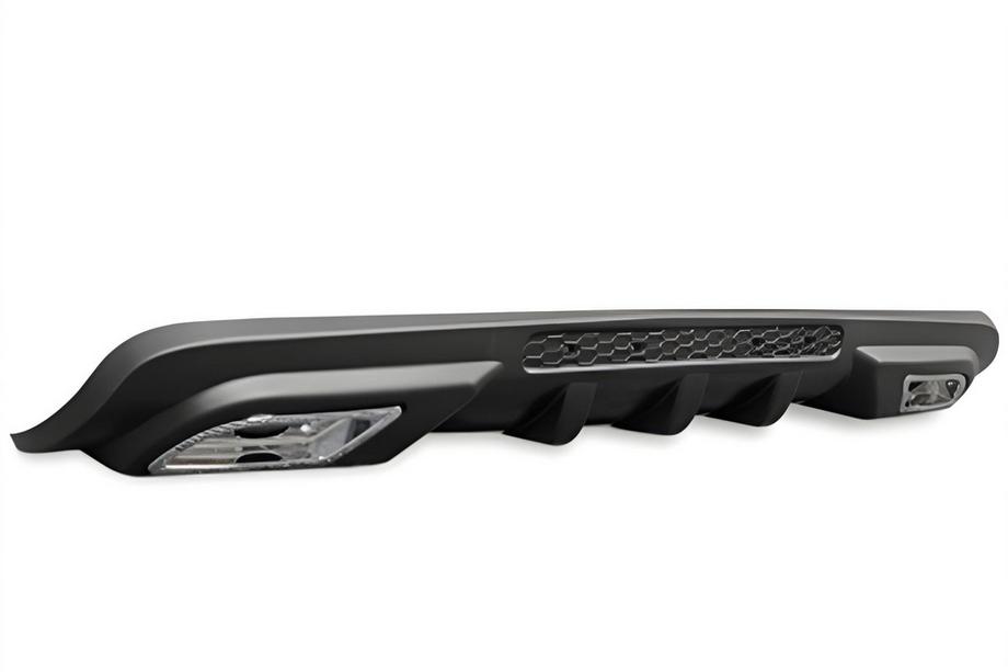 Universal Rear Diffuser DPT Sport V-2 (ABS) (Gloss Black) Image
