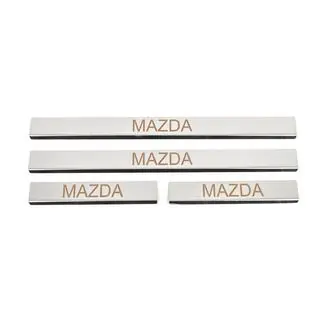 Door Sill Cover Carmos (4 pcs, Stainless Steel) V-3 photo 1