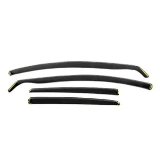 In-channel window deflectors (HB, smoke, 4 pcs, Esa) Seat Leon 2013-2020 photo 1