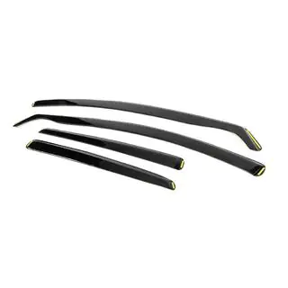In-channel window deflectors (HB, smoke, 4 pcs, Esa) Seat Leon 2013-2020 photo 2