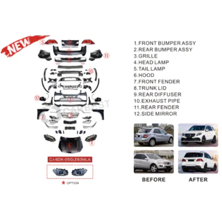 Restyling kit for W166 GLE63 AMG photo 4