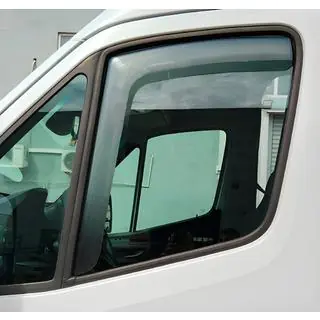 In-channel window deflectors (smoke, 2 pcs, Cagatay)
