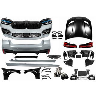 Facelift kit with hood and fenders (for M5 Competition 2021) BMW 5 Series G30/G31 2017–2023 photo 2