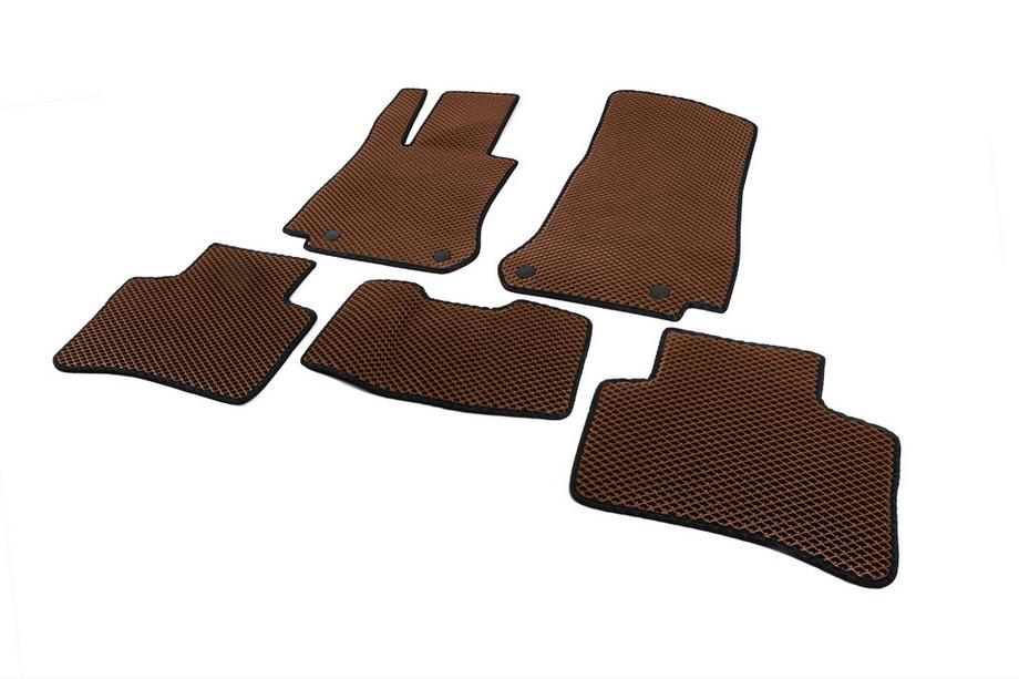 Mercedes GLC coupe C253 2016-2023 EVA Floor Mats (Brown) Photo 2