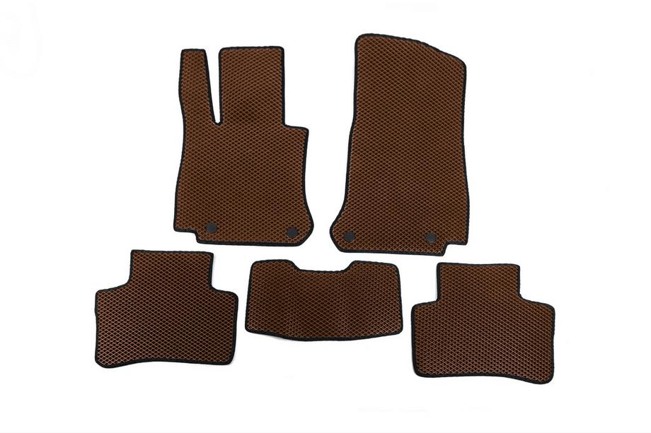 Mercedes GLC X253 2015-2022 EVA Floor Mats (Brown) Photo 1