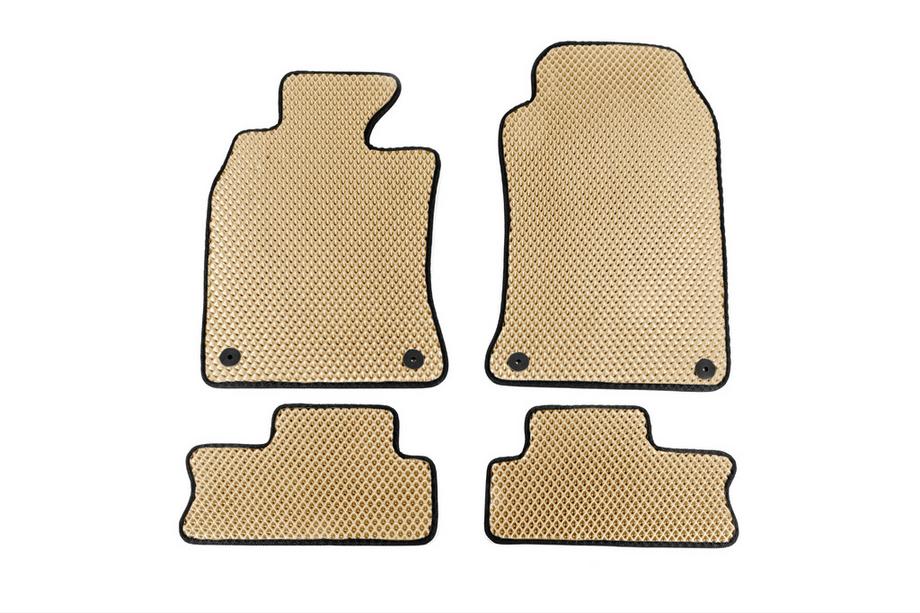 Mini Cooper R56/57 2006-2014 EVA Floor Mats (Beige) Image