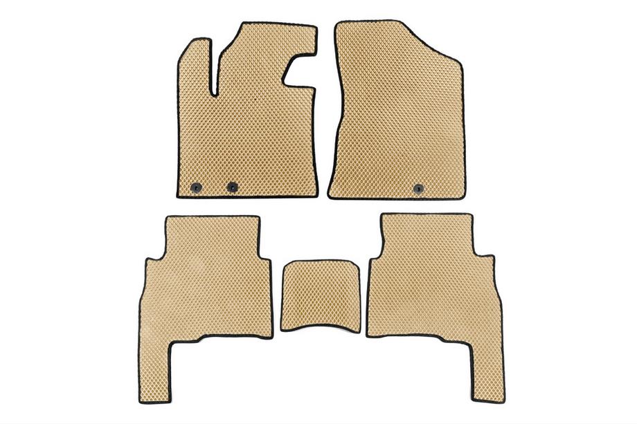 Kia Sorento II XM 2009-2014 Floor Mats 2009-2012 (EVA, Beige) Photo 1