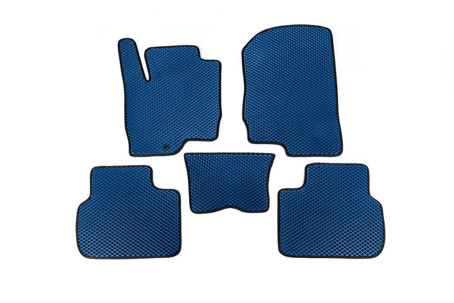 Mitsubishi Colt 2004-2012 EVA Floor Mats (Blue) Image
