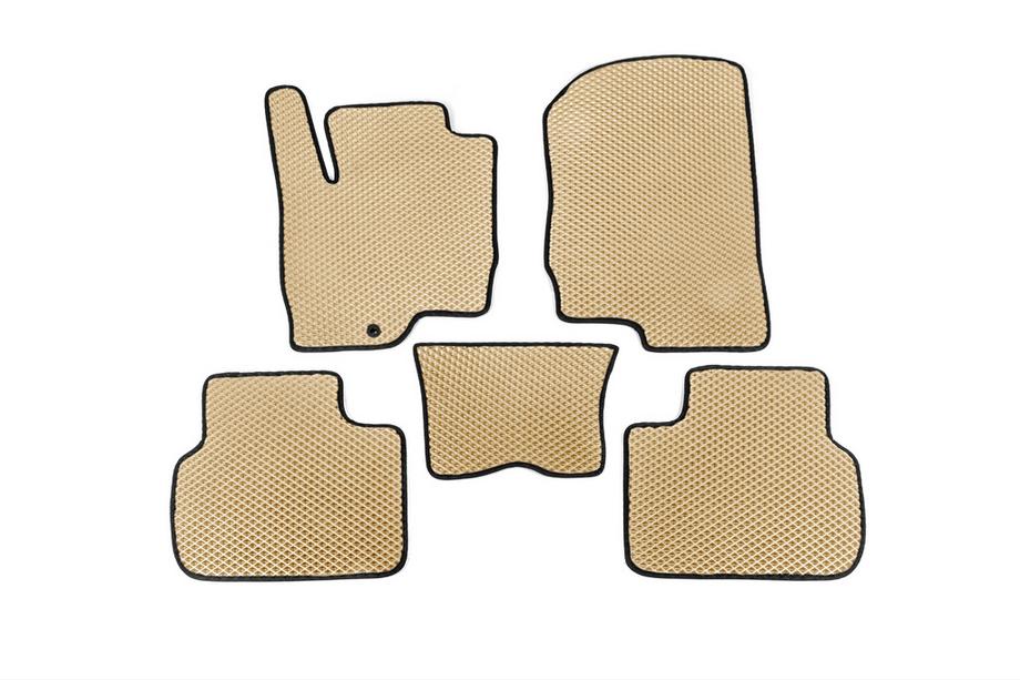 Mitsubishi Colt 2004-2012 EVA Floor Mats (Beige) Photo 1