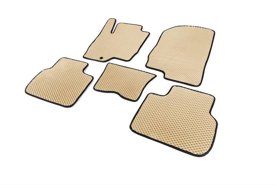 Mitsubishi Colt 2004-2012 EVA Floor Mats (Beige) Photo 2
