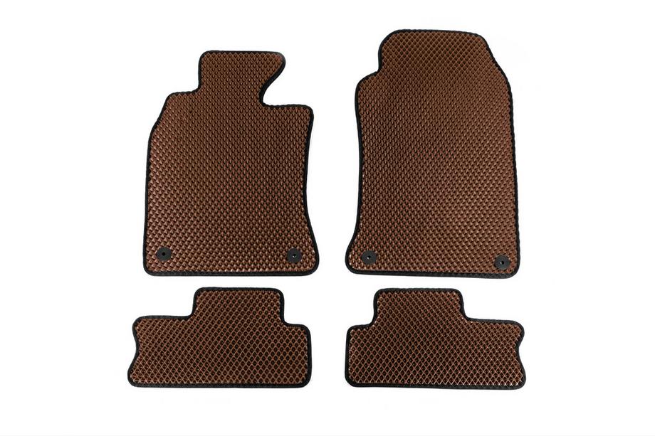 Mini Cooper R56/57 2006-2014 EVA Floor Mats (Brown) Image