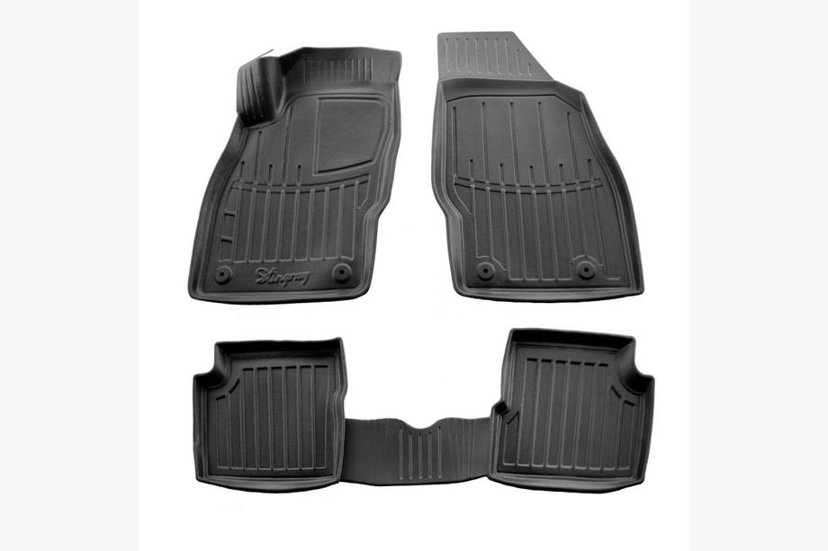 Opel Corsa E 2015-2019 Rubber Floor Mats Stingray 3D (5 pcs) Image
