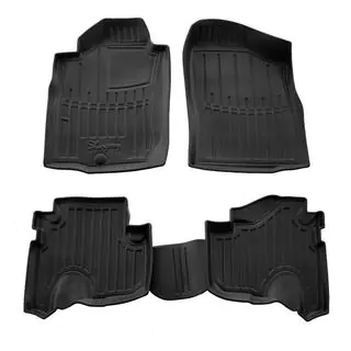 Stingray 3D Rubber Floor Mats (4 pcs) Toyota Land Cruiser 90 Prado 1996-2002