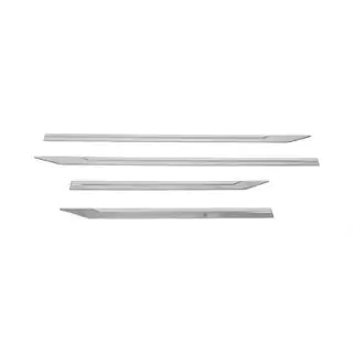 Universal Stainless Steel Door Moldings 94.5/62 x 4 cm (4 pcs) photo 2