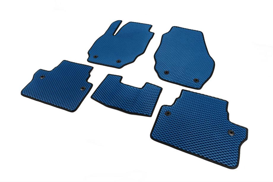 Volvo XC70 2007-2013 EVA Floor Mats (Blue) Photo 2