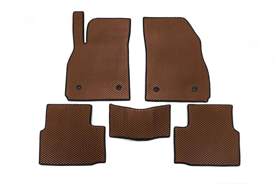 Chevrolet Malibu 2011-2018 EVA Floor Mats (Brown) Image