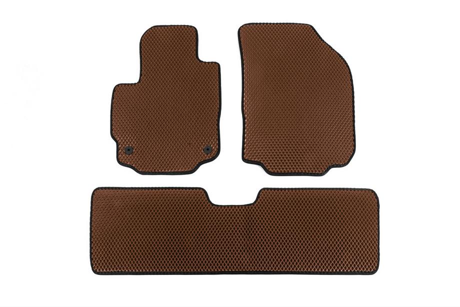 Chevrolet Equinox 2018-2025 EVA Floor Mats (Brown) Image