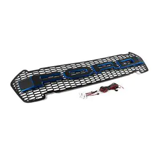 Front Grille (2015-2018, Blue, LED) photo 4