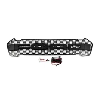 Front Grille (2015-2018, Black, LED) photo 1