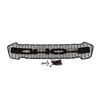 Front Grille (2015-2018, Red, LED) photo 4