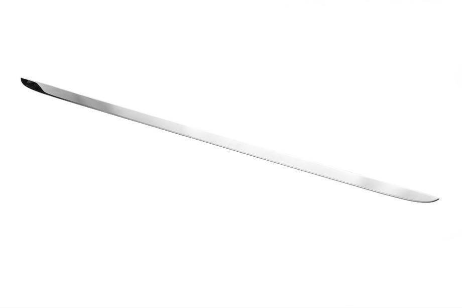 Renault Megane III 2009-2016 Trunk trim (HB, stainless steel) Photo 4