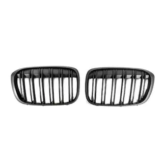 Kidney Grilles M-Look (2015-2019, Matte Black) BMW X1 F48 2015-2022 photo 2