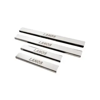 Door Sill Protectors Carmos V3 (4 pcs, Stainless Steel) Daewoo Lanos 1998-2017 photo 2